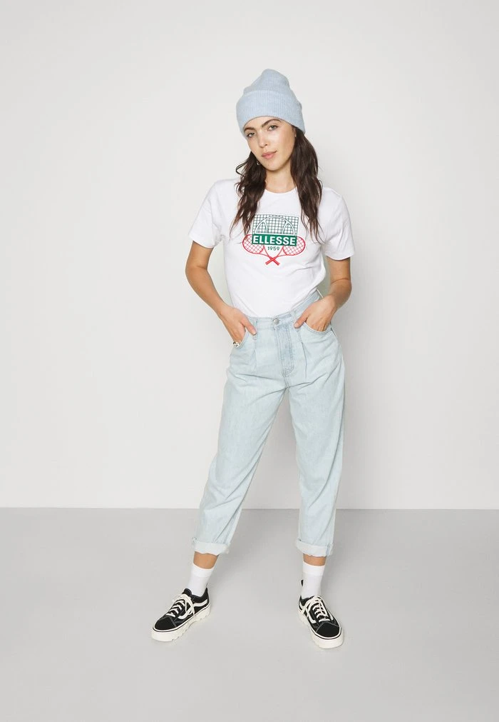 Ellesse TEENA - T-shirt Imprimé - White 5 Ellesse TEENA - T-shirt Imprimé - White – Image 5