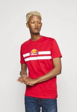 Ellesse APRELA TEE - T-shirt Imprimé - Red