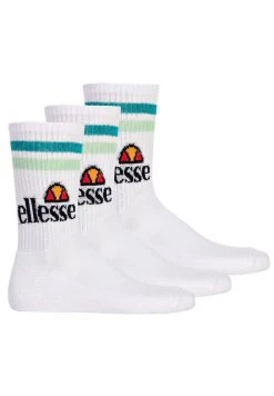 Ellesse 3 PAAR - Chaussettes - Weiß Türkis