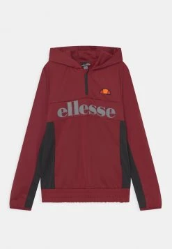 Ellesse HALF ZIP HOODY UNISEX - Sweat à Capuche - Dark Red