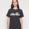 Ellesse ALBANY - T-shirt Imprimé - Dark Grey Marl