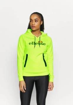 Ellesse ARCILLE HOODY - Sweat à Capuche - Neon Yellow