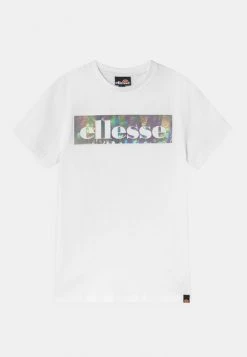 Ellesse HALLE TEE - T-shirt Imprimé - White