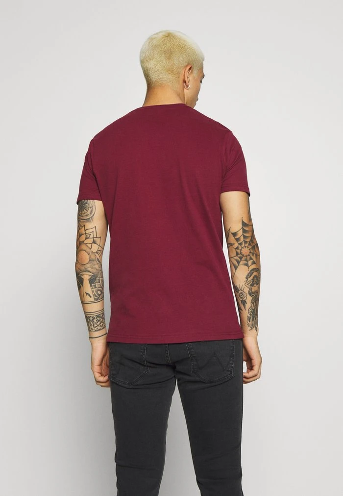 Ellesse VOODOO - T-shirt Imprimé - Burgundy 3 Ellesse VOODOO - T-shirt Imprimé - Burgundy – Image 3