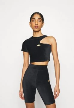 Ellesse MARGIOT - T-shirt Imprimé - Black