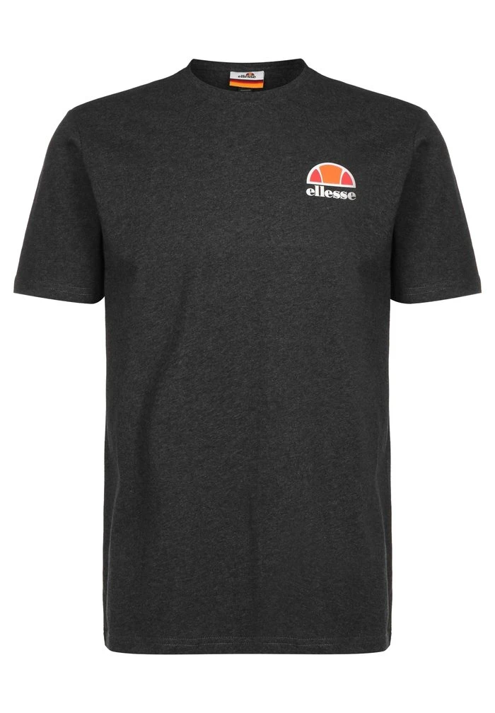 Ellesse CANALETTO - T-shirt Imprimé - Dark Grey Marl 1 Ellesse CANALETTO - T-shirt Imprimé - Dark Grey Marl