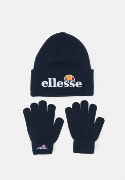 Ellesse VELLY AND BUBB BEANIE AND GLOVE SET UNISEX - Gants - Navy