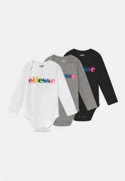 Ellesse SAMPARO 3 PACK UNISEX - Body - White/black/grey