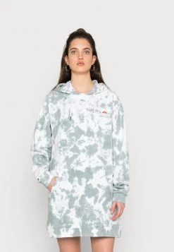 Ellesse HONEY TIE DYE DRESS - Robe De Jour - Green/white