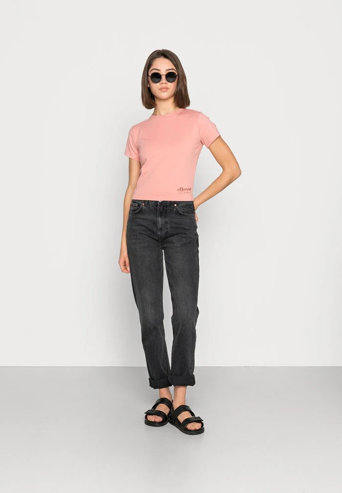 Ellesse DROPPER CROP - T-shirt Basique - Pink 2 Ellesse DROPPER CROP - T-shirt Basique - Pink – Image 2