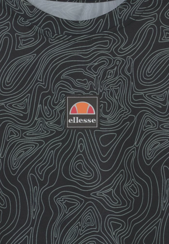 Ellesse ASALI CROPPED UNISEX - T-shirt Imprimé - Olive/dark Grey 3 Ellesse ASALI CROPPED UNISEX - T-shirt Imprimé - Olive/dark Grey – Image 3