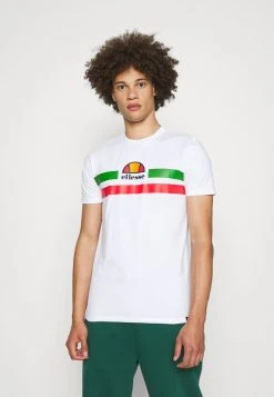 Ellesse APRELA TEE - T-shirt Imprimé - White/green