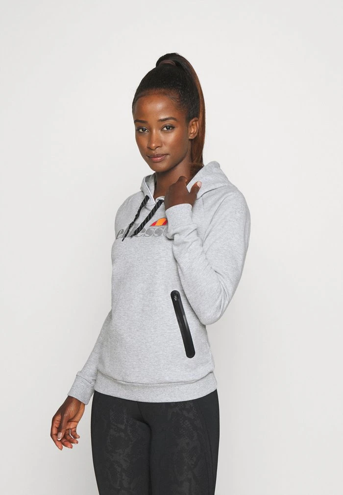 Ellesse ARCILLE HOODY - Sweat à Capuche - Grey Marl 1 Ellesse ARCILLE HOODY - Sweat à Capuche - Grey Marl