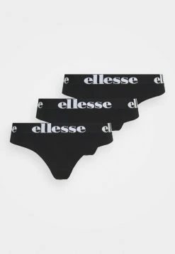 Ellesse KAYLEY THONG 3 PACK - String - Black