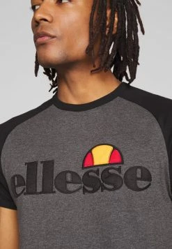 Ellesse PIAVE - T-shirt Imprimé - Dark Grey Marl -Ellesse Boutique 3d029cb0d3e34d7fa3e13822a7be1932