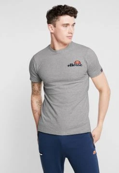 Ellesse VOODOO - T-shirt Imprimé - Grey Marl