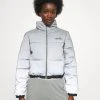 Ellesse CROPPED PUFFER JACKET - Veste D'hiver - Silver
