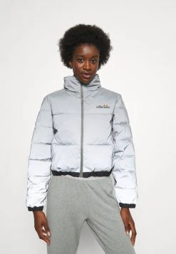 Ellesse CROPPED PUFFER JACKET - Veste D'hiver - Silver