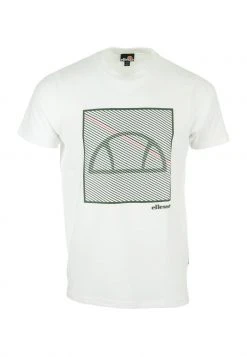 Ellesse SEBASTIAN - T-shirt Imprimé - White
