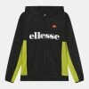 Ellesse HALF ZIP HOODY UNISEX - Sweat à Capuche - Black/green