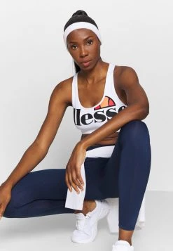 Ellesse PRESELLE - Brassières De Sport à Maintien Normal - White -Ellesse Boutique 5ced4030a5a84a1b8d8f427c068f89b9