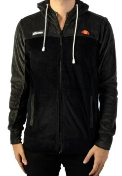 Ellesse Sweat à Capuche Zippé - Anthracite/noir