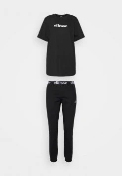 Ellesse LUCINALLA JOG PANT AND OVERSIZED TEE - Pyjama - Black