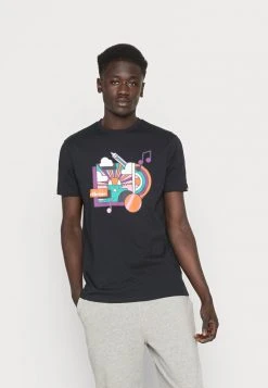 Ellesse MATTEI - T-shirt Imprimé - Black