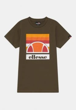 Ellesse REX TEE - T-shirt Imprimé - Khaki