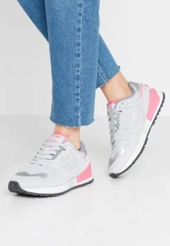 Ellesse Baskets Basses - Light Grey/fluro Pink
