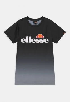 Ellesse MALIA TEE - T-shirt Imprimé - Black/grey Fade