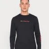 Ellesse SCHIUMA TEE - T-shirt à Manches Longues - Black