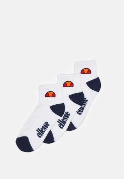 Ellesse DURANO ANKLE SOCK 3 PACK UNISEX - Chaussettes De Sport - White