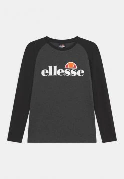 Ellesse VELTO - T-shirt à Manches Longues - Dark Grey Marl
