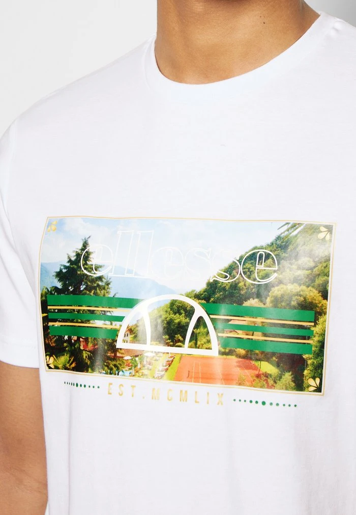 Ellesse SCENICA - T-shirt Imprimé - White 7 Ellesse SCENICA - T-shirt Imprimé - White – Image 7