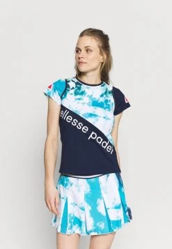 Ellesse REMI TEE - T-shirt Imprimé - Navy