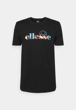Ellesse OMORO TEE UNISEX - T-shirt Imprimé - Black