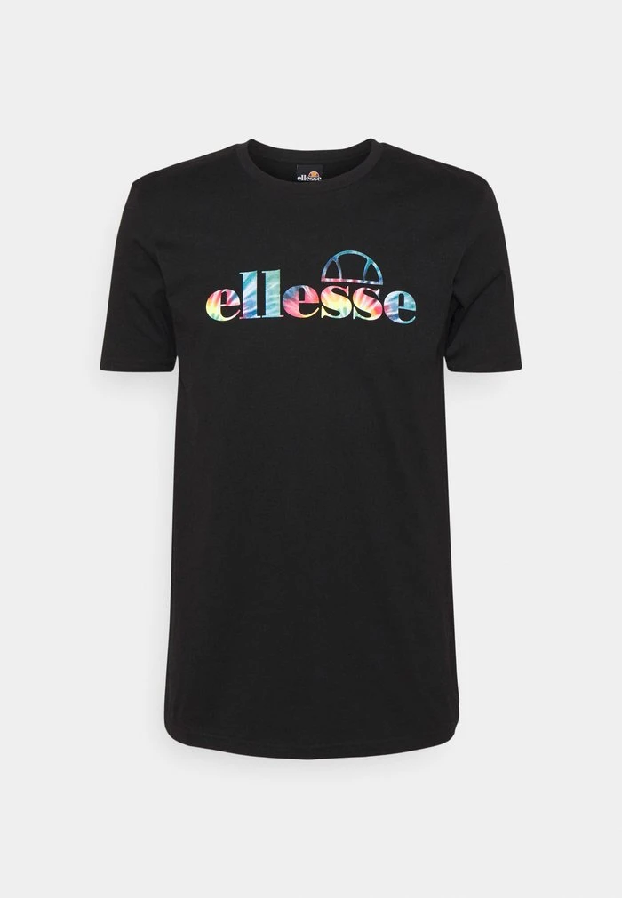 Ellesse OMORO TEE UNISEX - T-shirt Imprimé - Black 1 Ellesse OMORO TEE UNISEX - T-shirt Imprimé - Black