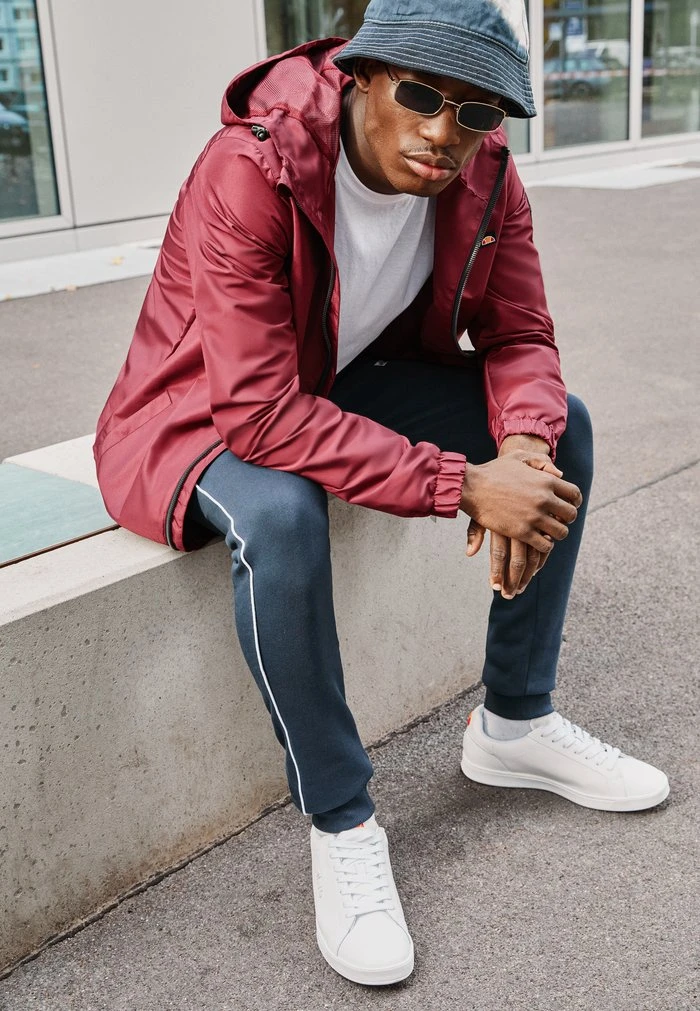 Ellesse TERRAZZO JACKET - Veste Légère - Burgundy 2 Ellesse TERRAZZO JACKET - Veste Légère - Burgundy – Image 2