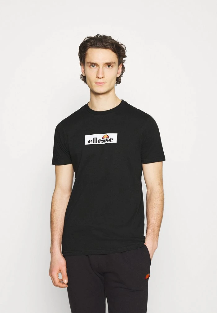 Ellesse OMBRONO - T-shirt Imprimé - Black 1 Ellesse OMBRONO - T-shirt Imprimé - Black