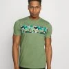 Ellesse MORELA - T-shirt Imprimé - Light Green