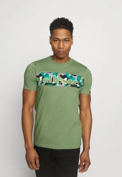 Ellesse MORELA - T-shirt Imprimé - Light Green