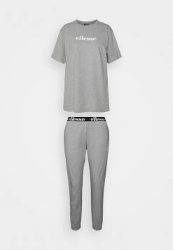 Ellesse LUCINALLA JOG PANT AND OVERSIZED TEE - Pyjama - Grey Marl