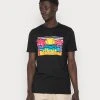 Ellesse SECHSARO - T-shirt Imprimé - Black