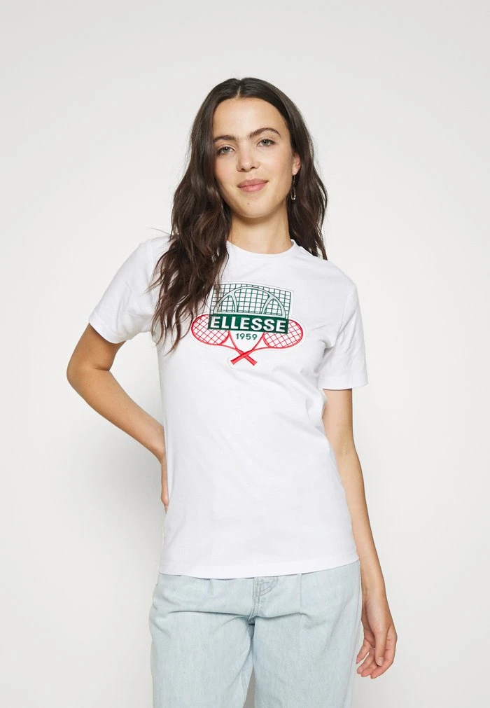 Ellesse TEENA - T-shirt Imprimé - White 1 Ellesse TEENA - T-shirt Imprimé - White