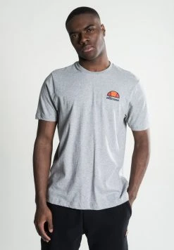 Ellesse CANALETTO - T-shirt Imprimé - Athletic Grey Marl