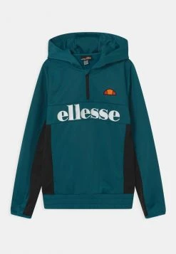 Ellesse HALF ZIP HOODY UNISEX - Sweat à Capuche - Teal/black