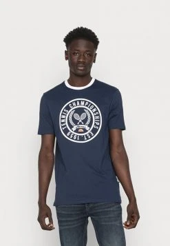 Ellesse SEGNA - T-shirt Imprimé - Navy