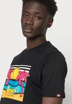 Ellesse SECHSARO - T-shirt Imprimé - Black -Ellesse Boutique bd9760cd6656414b9e53eccd30244937