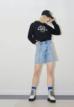 Ellesse ARQUES - Sweatshirt - Black/anthracite